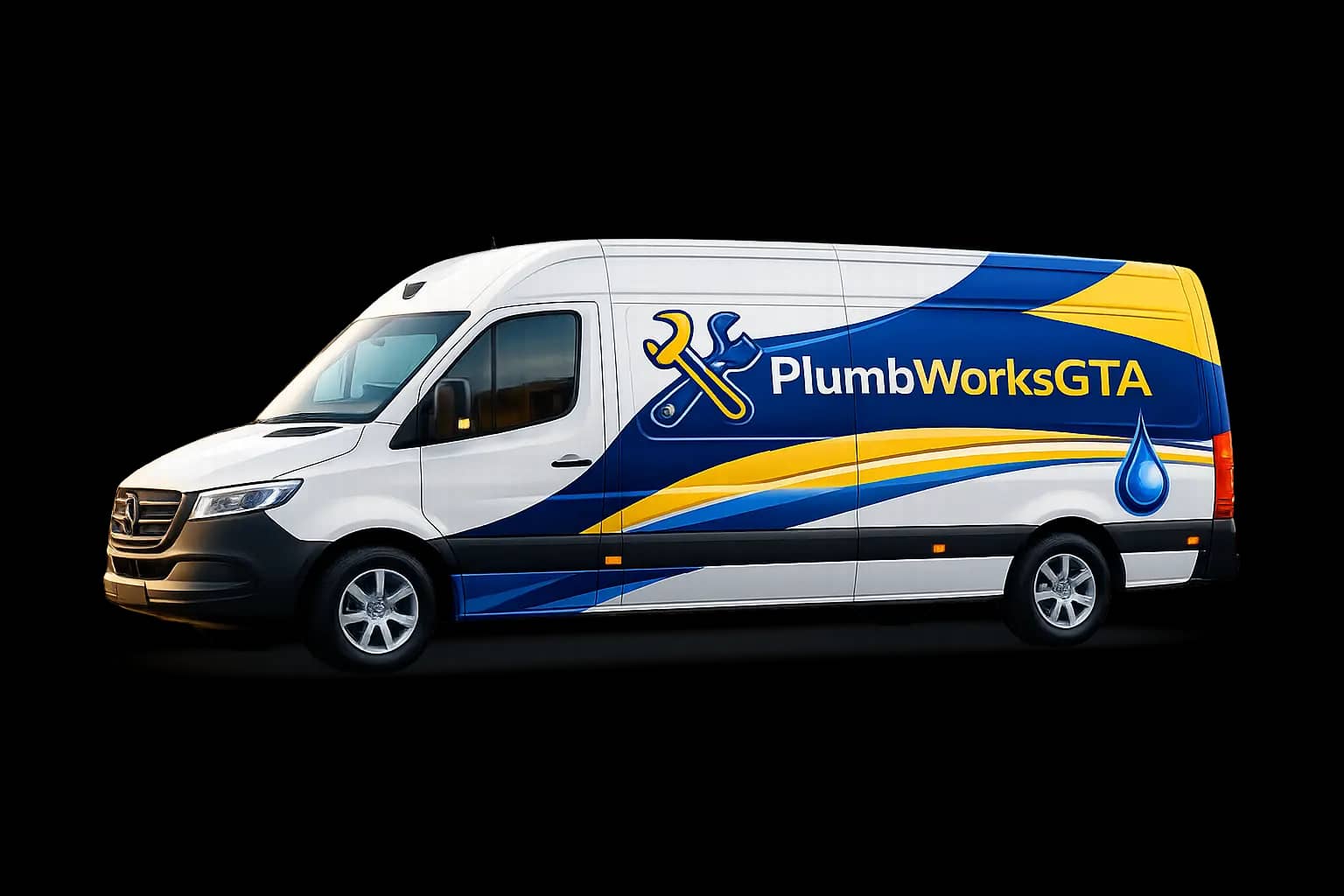 PlumbWorksGTA Toronto plumbing service van
